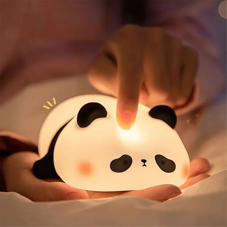 Chargable Panda Silicon Night Lamp