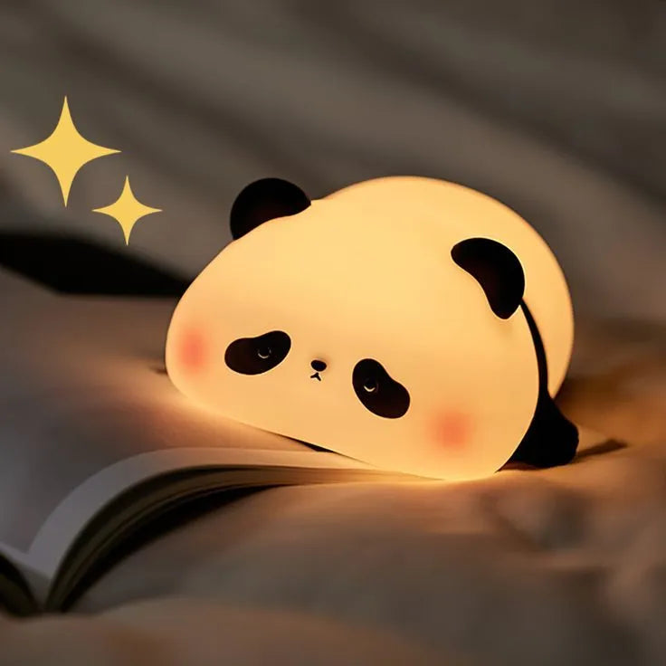 Chargable Panda Silicon Night Lamp