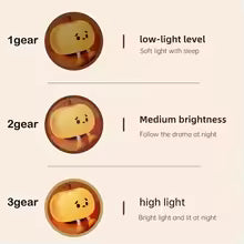 Cute Pumpkin LED Night Light Cartoon Silicone Lamp