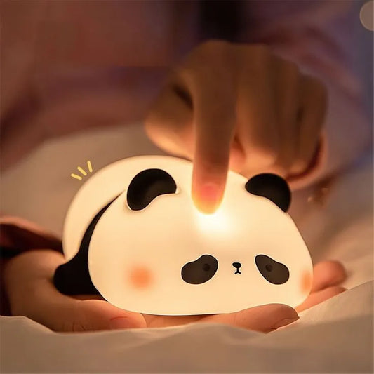 Chargable Panda Silicon Night Lamp